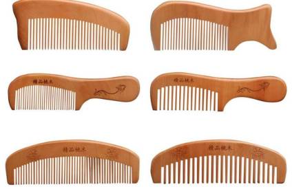 set sisir kayu homemade