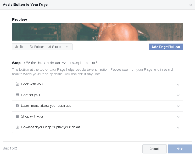 add button to page