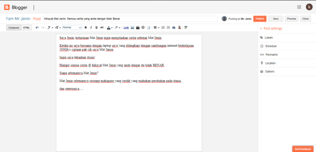 contoh post hikayat mat jenin