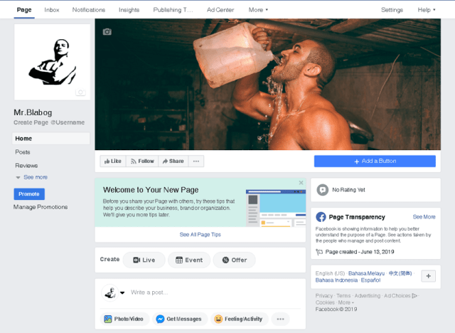 fb page mr blabog separuh siap rv1