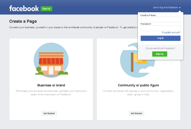 halaman create a page
