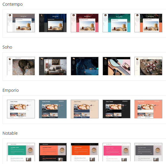 pilihan theme blogger