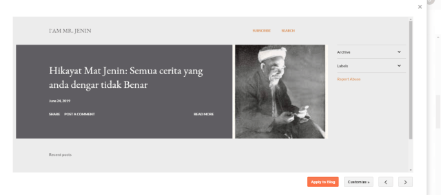 preview theme blogger