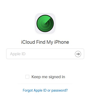 login masuk icloud find my iphone