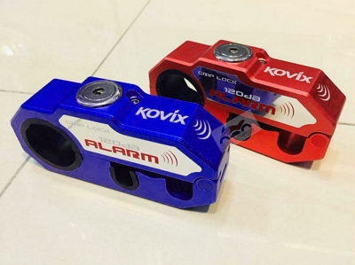 kovik grip lock with alarm hadiah untuk lelaki yang memiliki motor